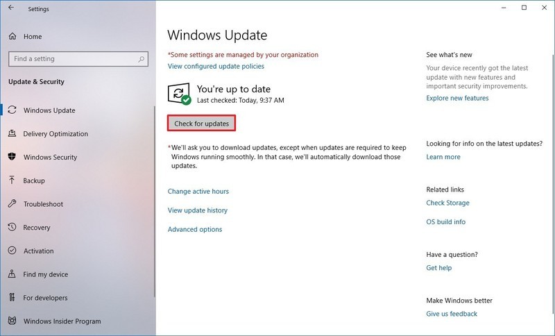 Windows 10 Update Force Install